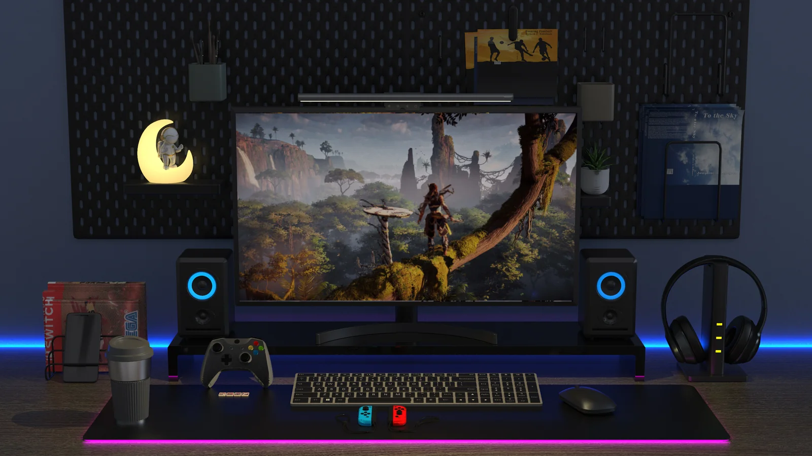 Yeelight Aries Monitor Light Bar second product render angle