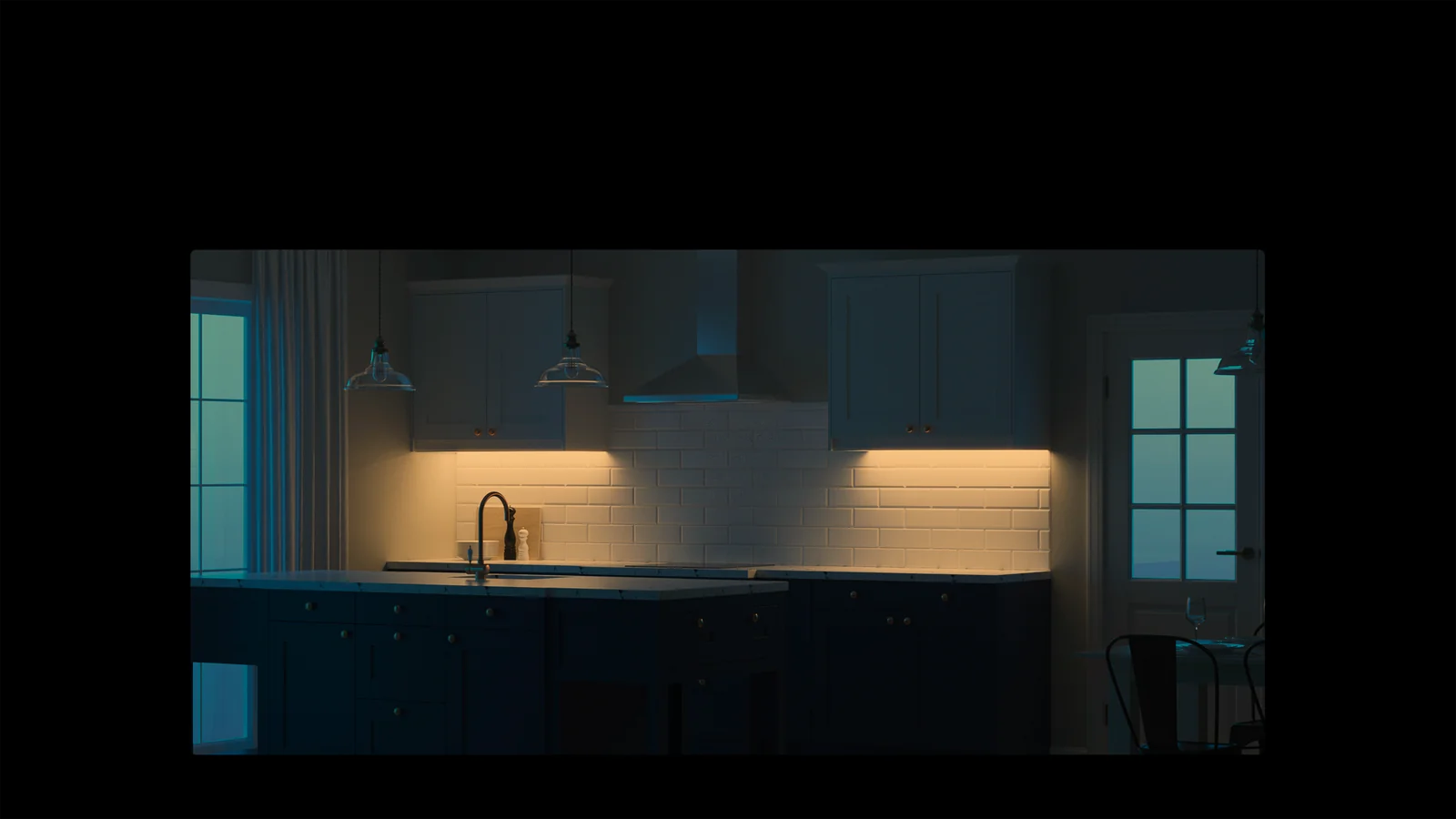 Yeelight Carman Closet Sensor Light feature panel showing magnetic mounting design